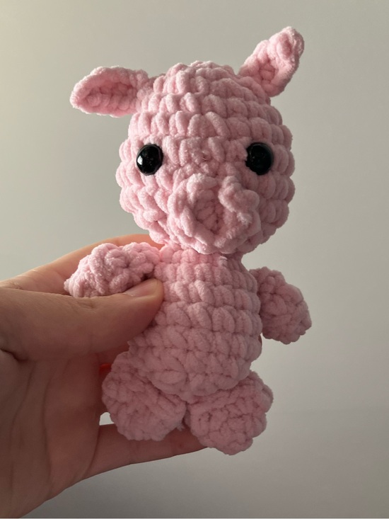 Handmade Other - Crochet Baby Pig 4-5 inch